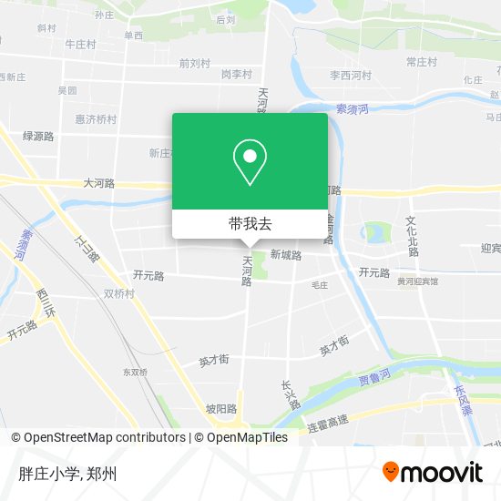 胖庄小学地图