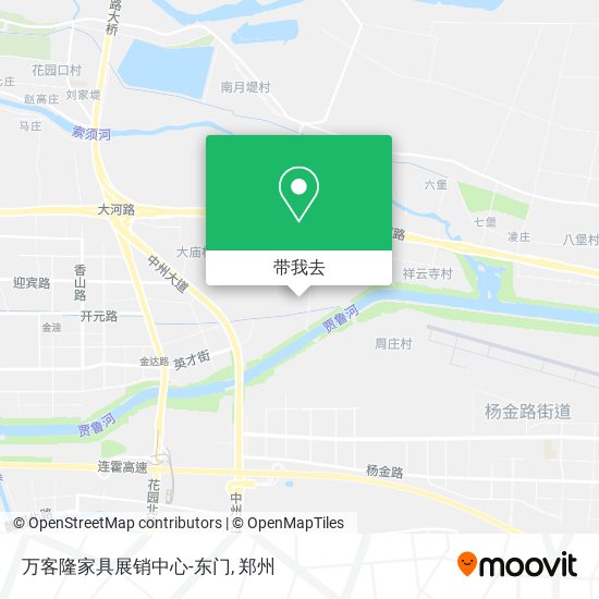 万客隆家具展销中心-东门地图