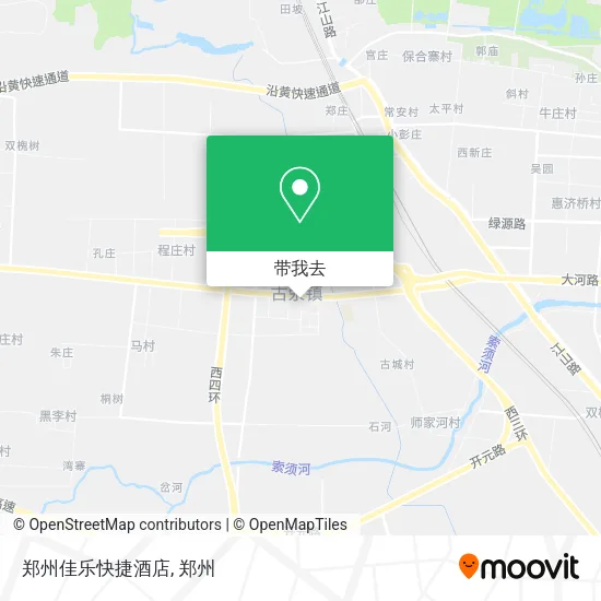 郑州佳乐快捷酒店地图