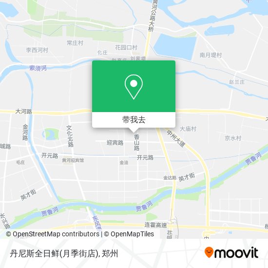 丹尼斯全日鲜(月季街店)地图