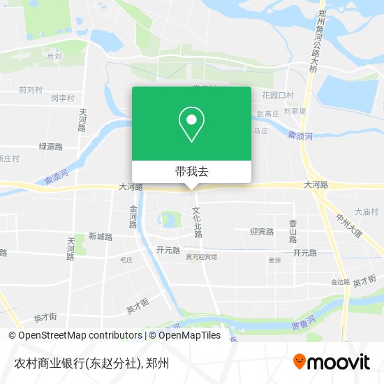 农村商业银行(东赵分社)地图