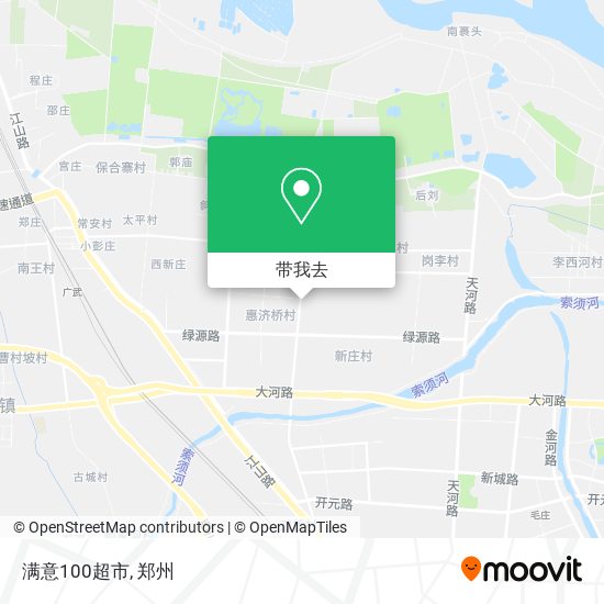 满意100超市地图