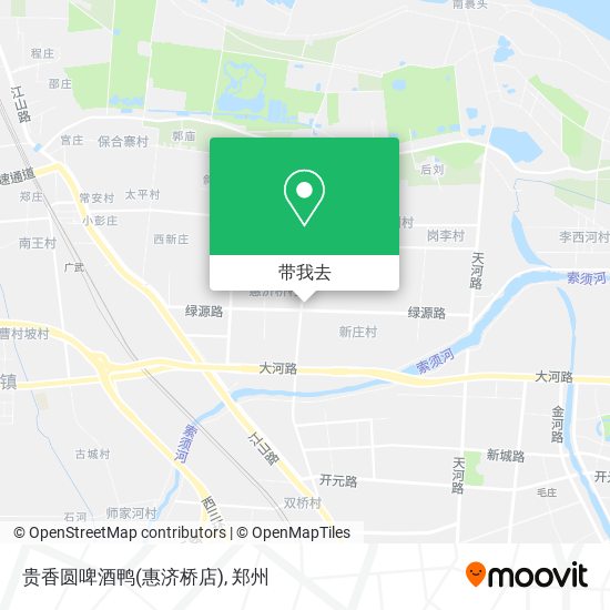 贵香圆啤酒鸭(惠济桥店)地图