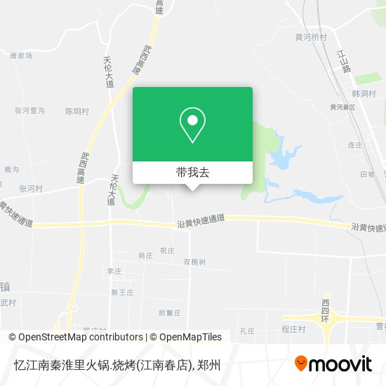 忆江南秦淮里火锅.烧烤(江南春店)地图