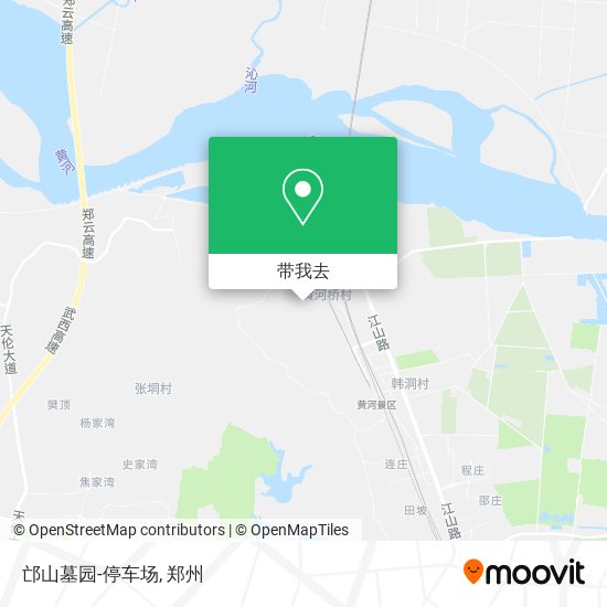 邙山墓园-停车场地图