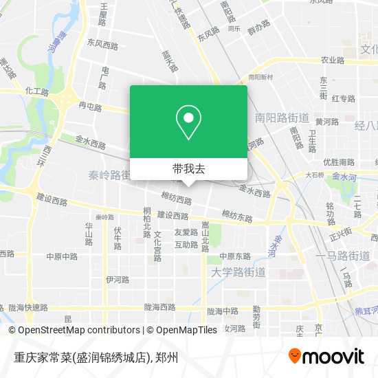 重庆家常菜(盛润锦绣城店)地图