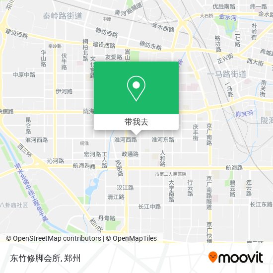 东竹修脚会所地图