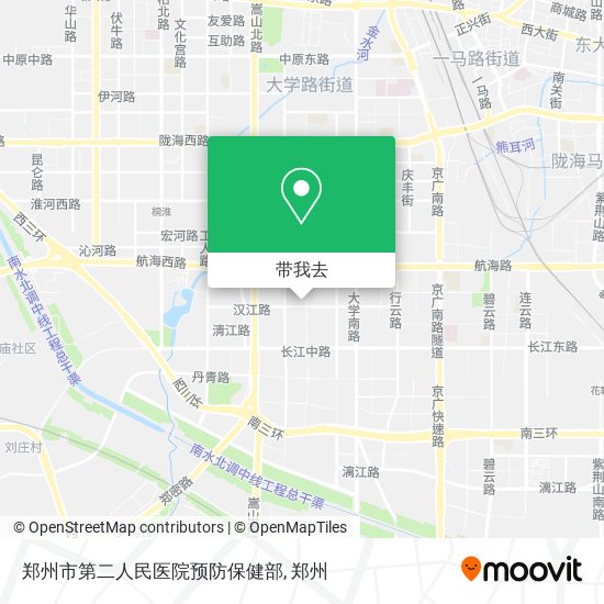 郑州市第二人民医院预防保健部地图