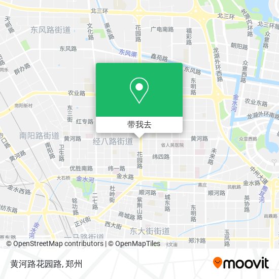 黄河路花园路地图