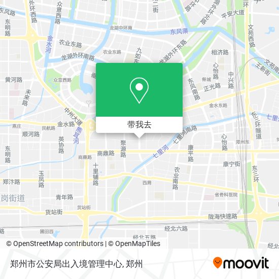 郑州市公安局出入境管理中心地图