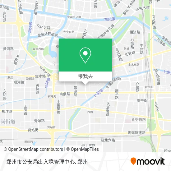 郑州市公安局出入境管理中心地图