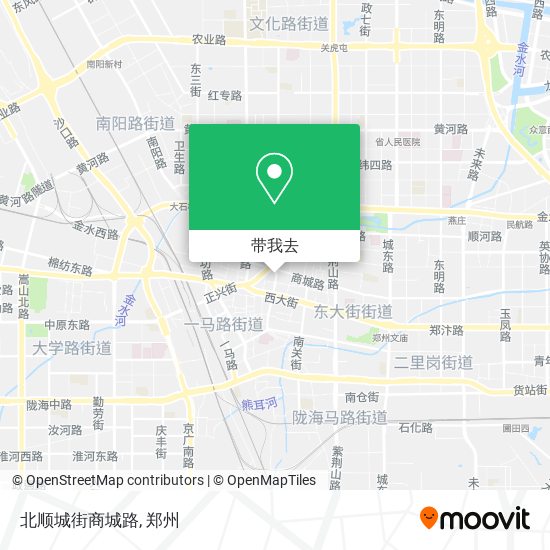 北顺城街商城路地图
