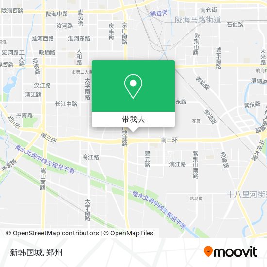 新韩国城地图