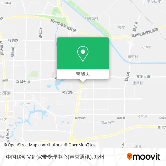 中国移动光纤宽带受理中心(声誉通讯)地图