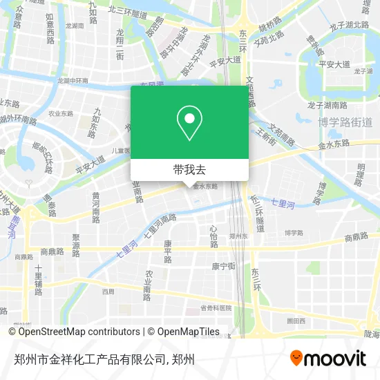 郑州市金祥化工产品有限公司地图