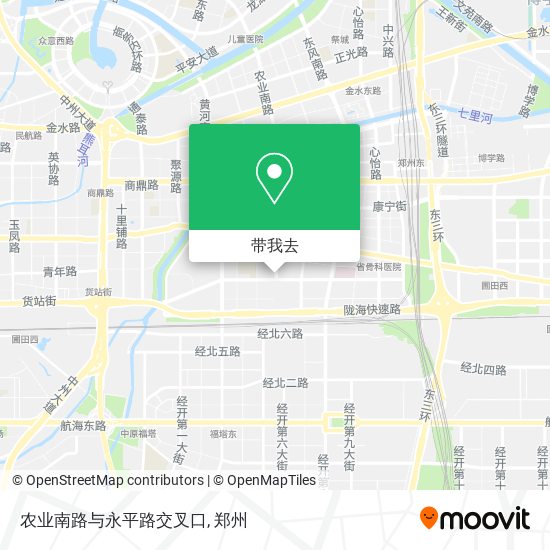 农业南路与永平路交叉口地图
