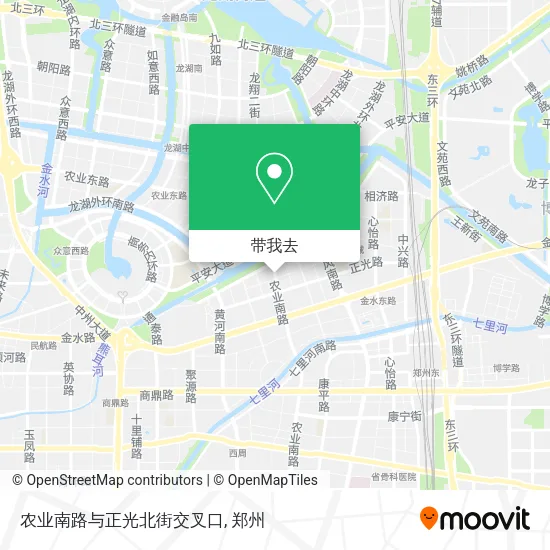 农业南路与正光北街交叉口地图