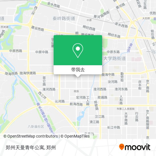 郑州天曼青年公寓地图