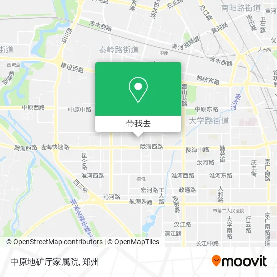 中原地矿厅家属院地图