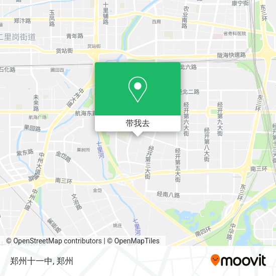 郑州十一中地图