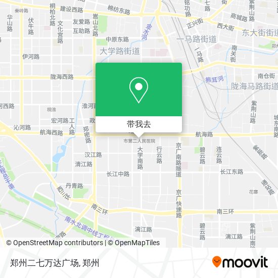 郑州二七万达广场地图