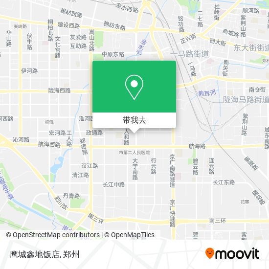 鹰城鑫地饭店地图