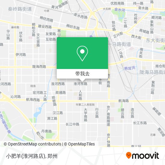 小肥羊(淮河路店)地图