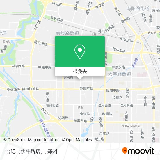 合记（伏牛路店）地图