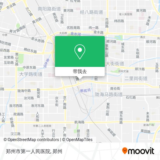郑州市第一人民医院地图