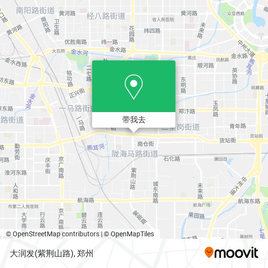 大润发(紫荆山路)地图