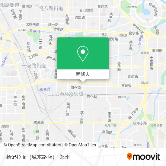 杨记拉面（城东路店）地图