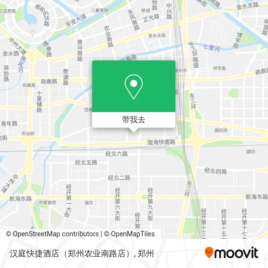 汉庭快捷酒店（郑州农业南路店）地图