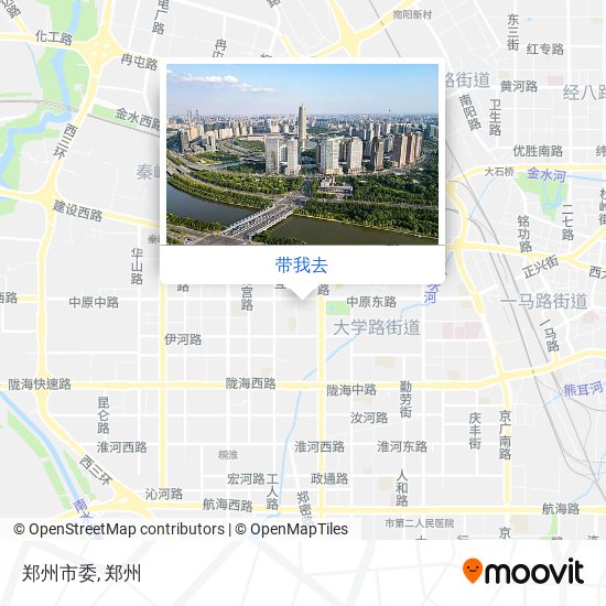 郑州市委地图