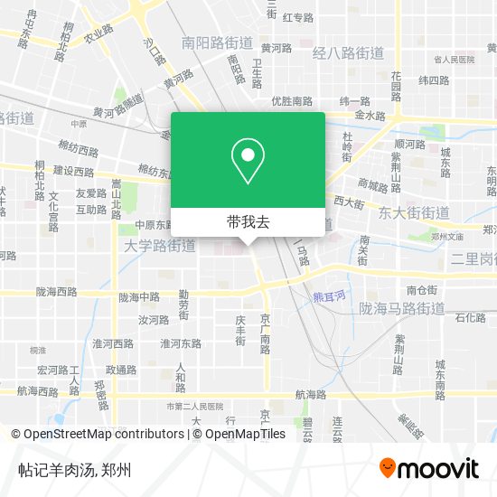 帖记羊肉汤地图