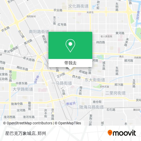 星巴克万象城店地图