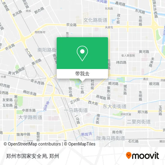 郑州市国家安全局地图