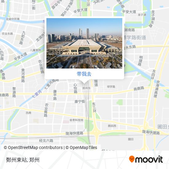 鄭州東站地图