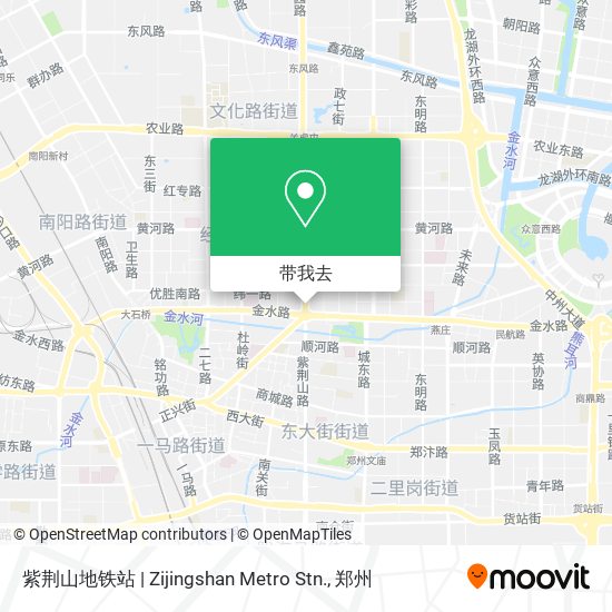 紫荆山地铁站 | Zijingshan Metro Stn.地图