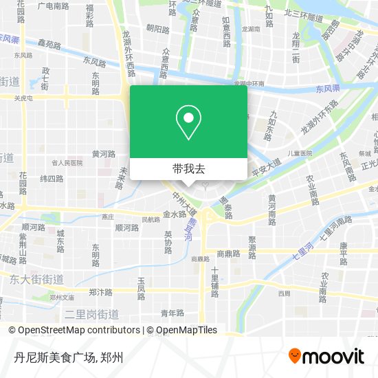 丹尼斯美食广场地图