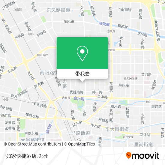 如家快捷酒店地图