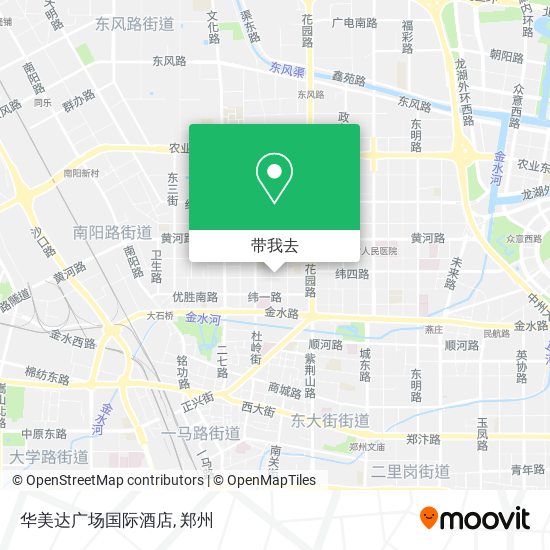华美达广场国际酒店地图