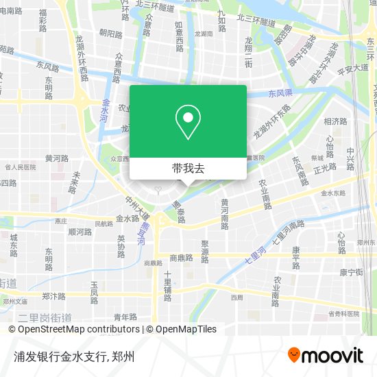 浦发银行金水支行地图