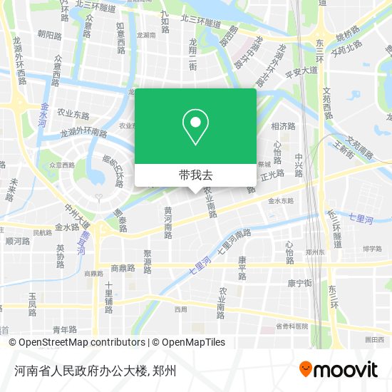 河南省人民政府办公大楼地图