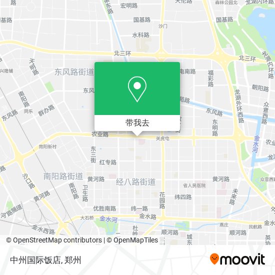 中州国际饭店地图
