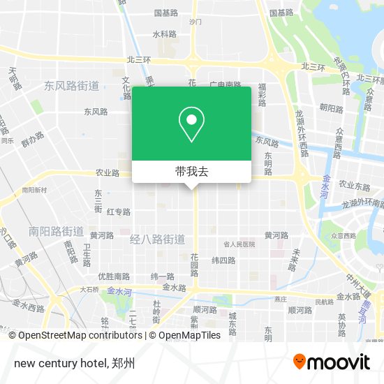 new century hotel地图