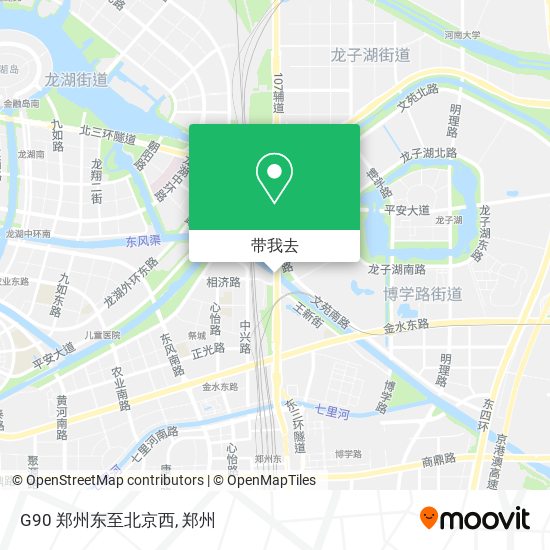 G90 郑州东至北京西地图