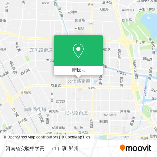 河南省实验中学高二（1）班地图