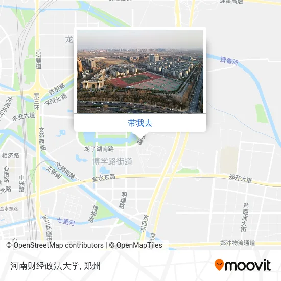 河南财经政法大学地图