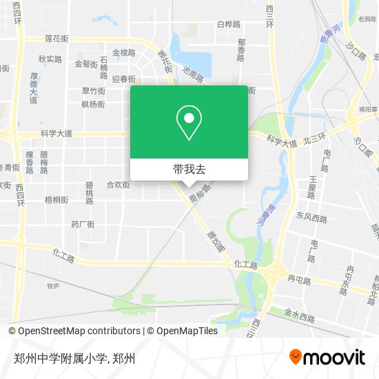 郑州中学附属小学地图