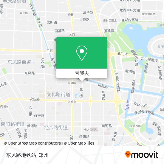 东风路地铁站地图